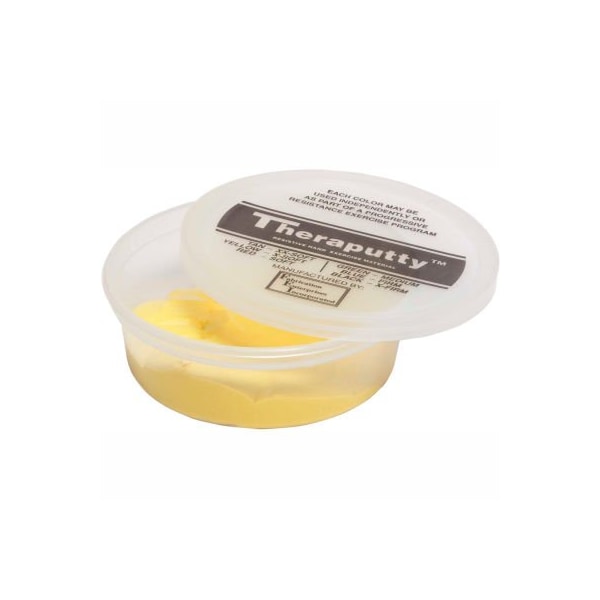 TheraPutty Plus Antimicrobial Exercise Putty, Yellow, 6 Ounce, X-Soft